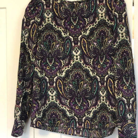 JCREW Paisley Blouse - Small - Picture 3 of 3